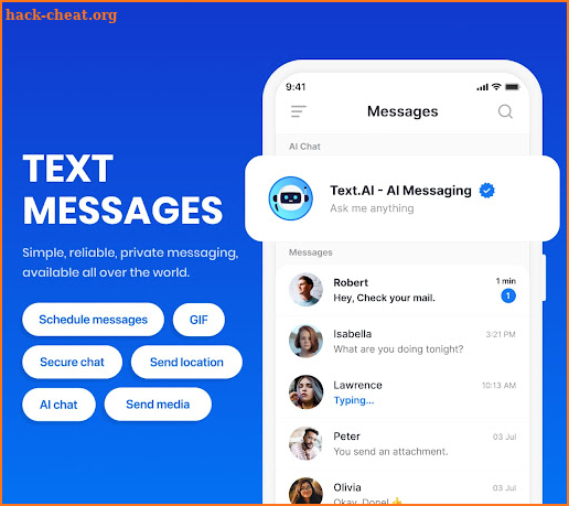 Messages screenshot