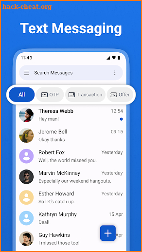 Messages screenshot