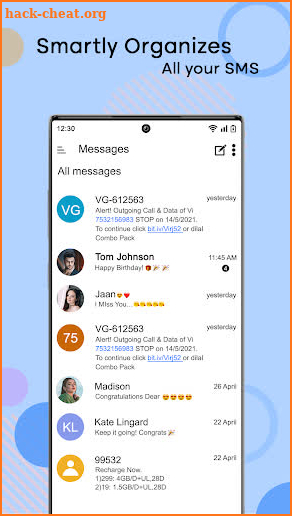 Messages - Chat Messaging, SMS screenshot