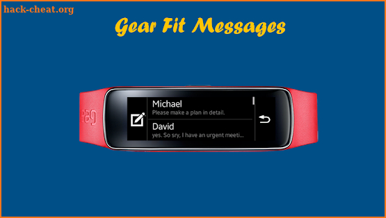 Messages for Gear Fit screenshot