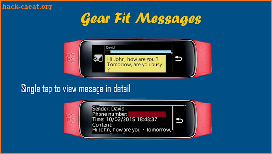 Messages for Gear Fit screenshot