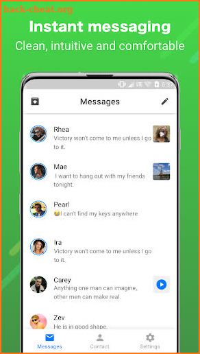 Messages: free texting messages chat app screenshot