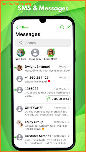 Messages, SMS, Text Messaging screenshot