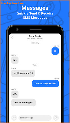 Messages - Text Messages - SMS - MMS Message screenshot