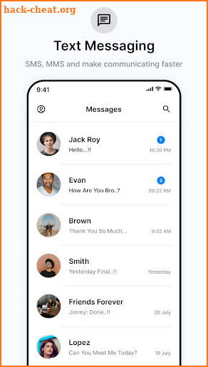 Messages - Text SMS App screenshot