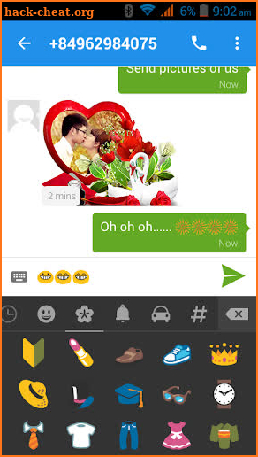 Messaging SMS screenshot