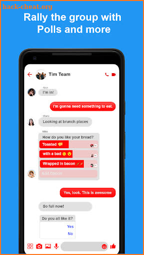 Messenger and Chat screenshot