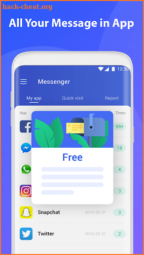 Messenger & Message Free Text screenshot