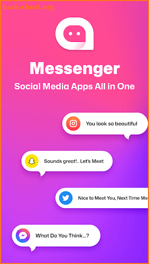 Messenger App - All Social App screenshot