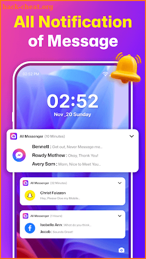 Messenger App - All Social App screenshot