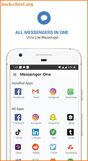 Messenger app for free messages & Chat screenshot