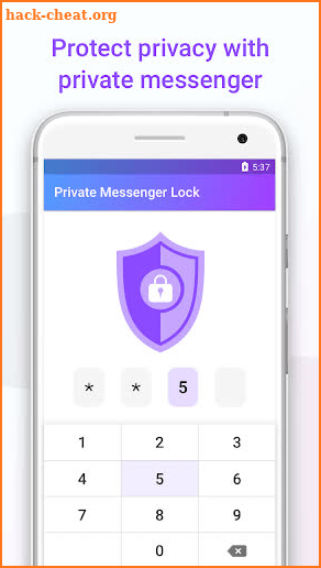 Messenger app for Social Media Text Chat screenshot