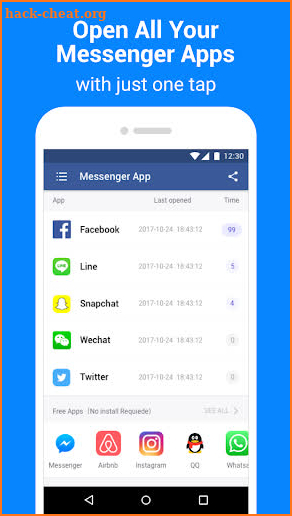 Messenger App - Private Text & SNS Chat screenshot