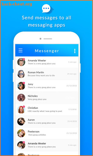 Messenger For All Social Network screenshot