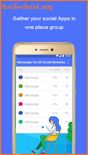 Messenger for All Social Networks screenshot