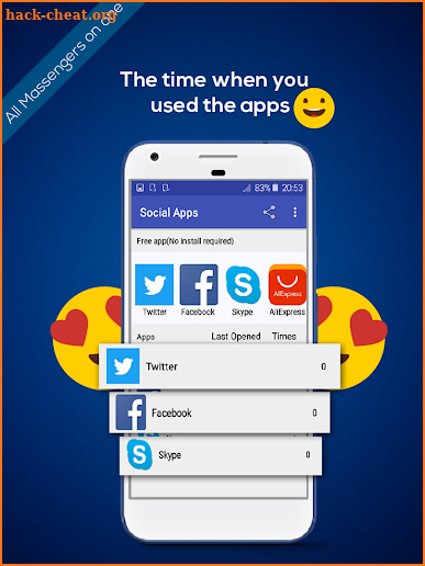 Messenger for All Social Networks (Fb , Insta ...) screenshot