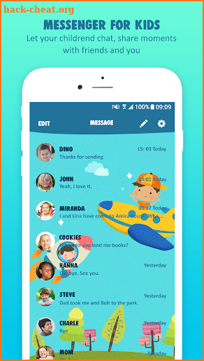 Messenger for Kids & iMessenger Kid Themes screenshot
