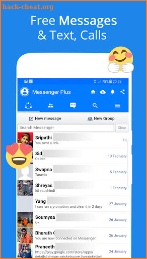 Messenger for Messages, Text, Calls, Video Chat screenshot