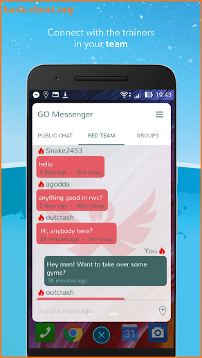 Messenger for Pokemon GO screenshot