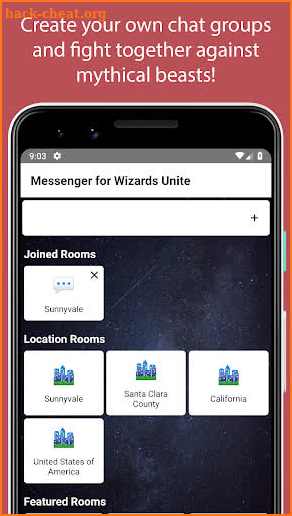 Messenger for Wizards Unite screenshot