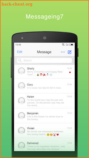 Messenger L SMS, MMS Pro screenshot