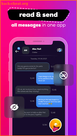 Messenger Leo: Instant Message screenshot