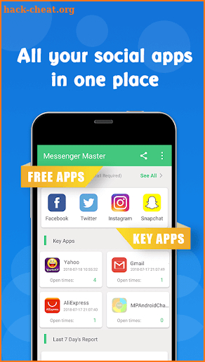 Messenger Master-Messenger for All Social Networks screenshot