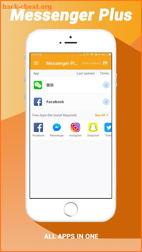 Messenger Plus - Social Network All in One screenshot