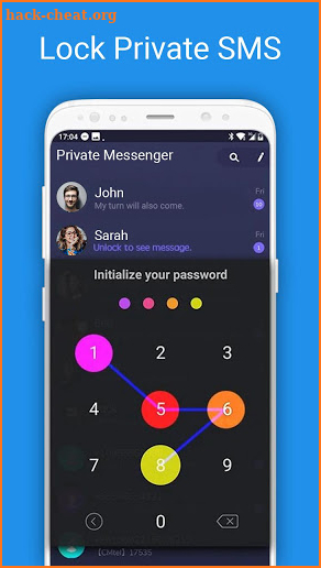 Messenger Privacy: Private SMS, Hide Text Messages screenshot
