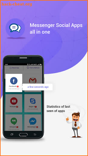 Messenger Tracker : Share free messages, videos screenshot