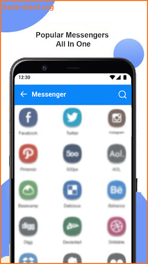 Messengers For All Social Media screenshot