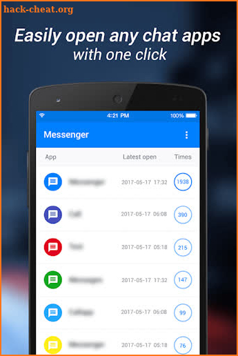 Messengers for social chat and call screenshot