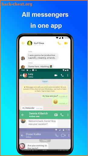 Messengers for Social Media App screenshot