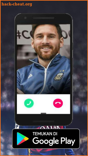 Messi Call Simulation screenshot