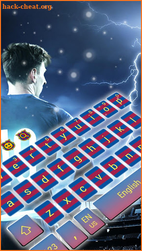 Messi Football Player Keyboard screenshot