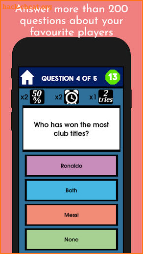 Messi VS Ronaldo - Quiz Game screenshot