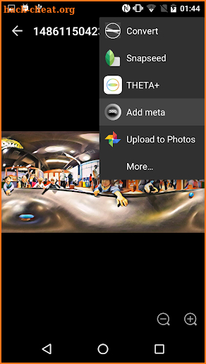 meta360 (former Photosphere XMP Tagger) screenshot