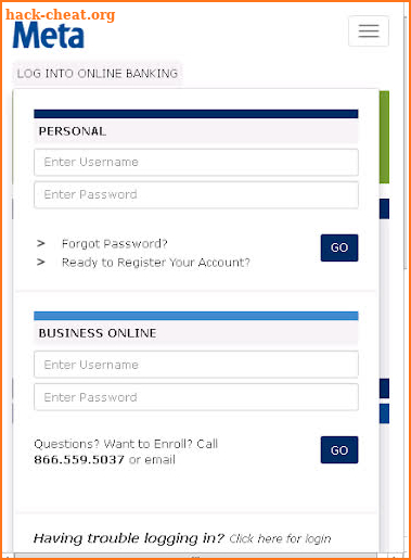 Metabank : Mobile App Online screenshot