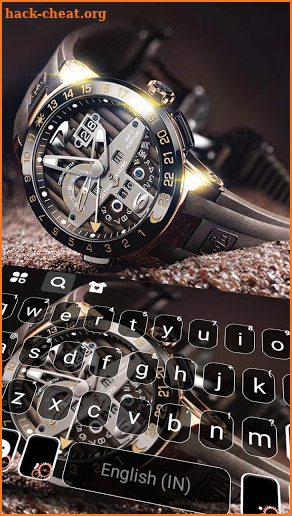 Metal 3D Watch Keyboard Background screenshot