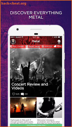 Metal Amino for Heavy Metal Music Fan screenshot