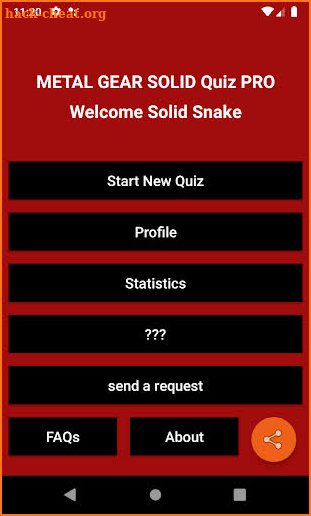 Metal Gear Solid Quiz PRO screenshot
