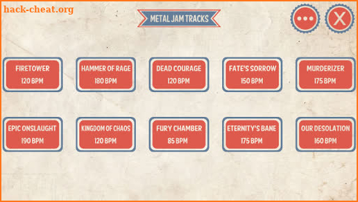 Metal Guitar Jam Tracks screenshot