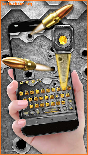 Metal Gun Keyboard Theme screenshot