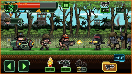Metal Guns Fury : beat em up screenshot