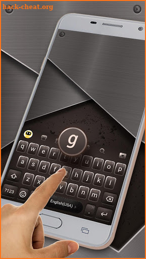 Metal Keyboard Theme for Galaxy J7 screenshot