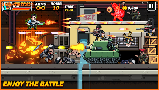 Metal Mercenary - 2D Platform Action Shooter screenshot