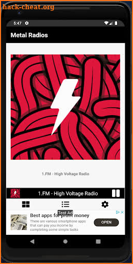 Metal Radios screenshot