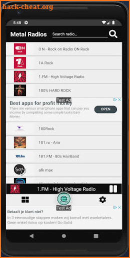 Metal Radios screenshot