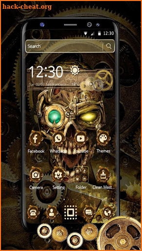Metal Skull Theme screenshot