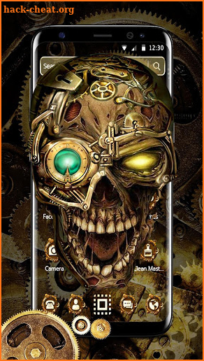 Metal Skull Theme screenshot